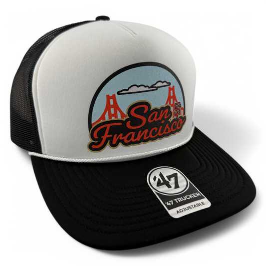 '47 Brand San Francisco Giants MLB Region Foam Trucker Snapback Mesh Back Hat