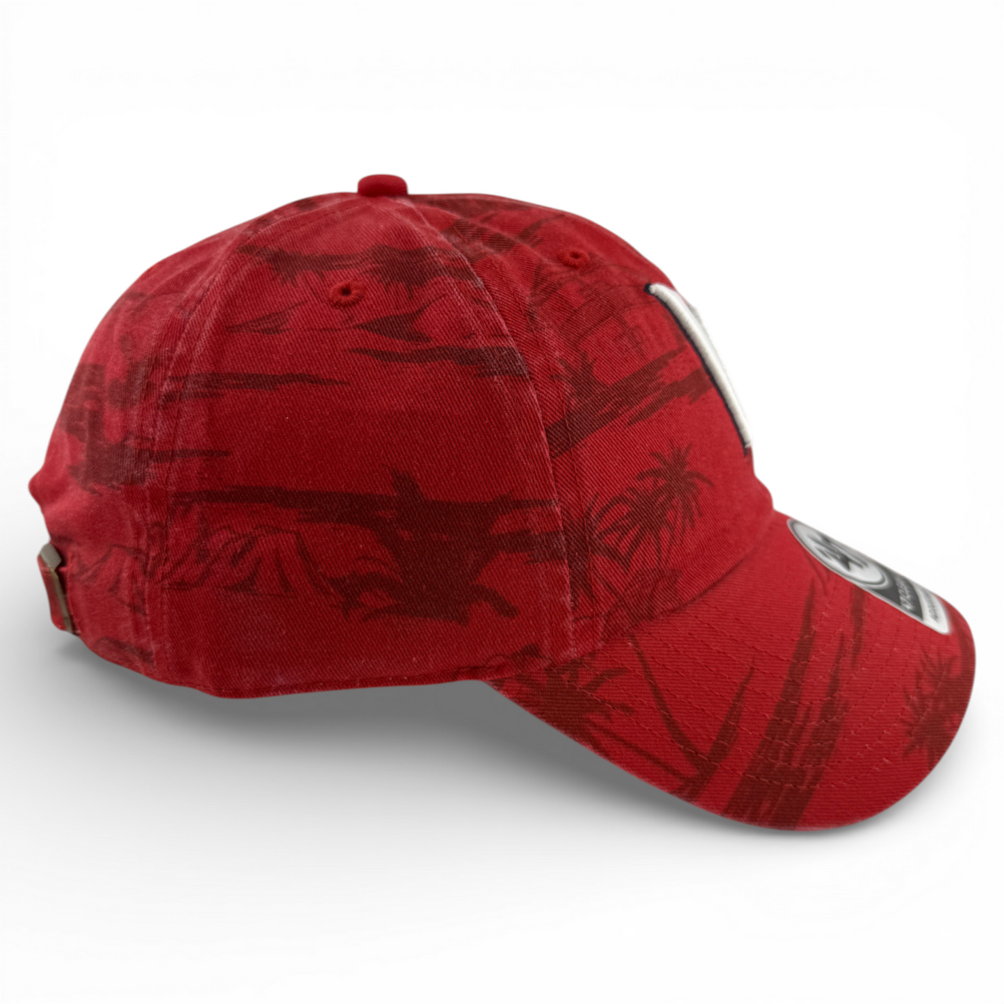 '47 Brand Worcester Red Sox WooSox Fiji Heart Clean Up Adjustable Dad Hat Cap