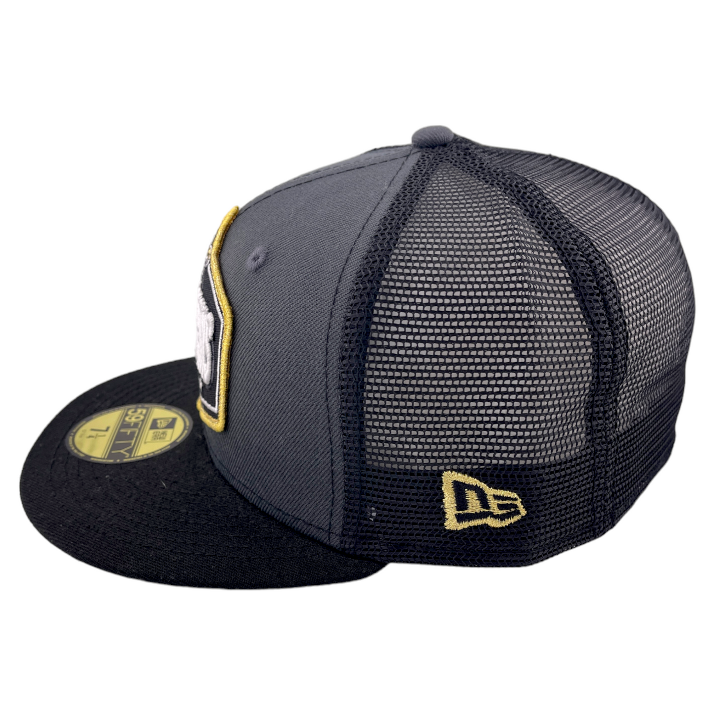 New Era New Orleans Saints NFL 2021 Draft Mesh Back 59Fifty Fitted Hat Cap