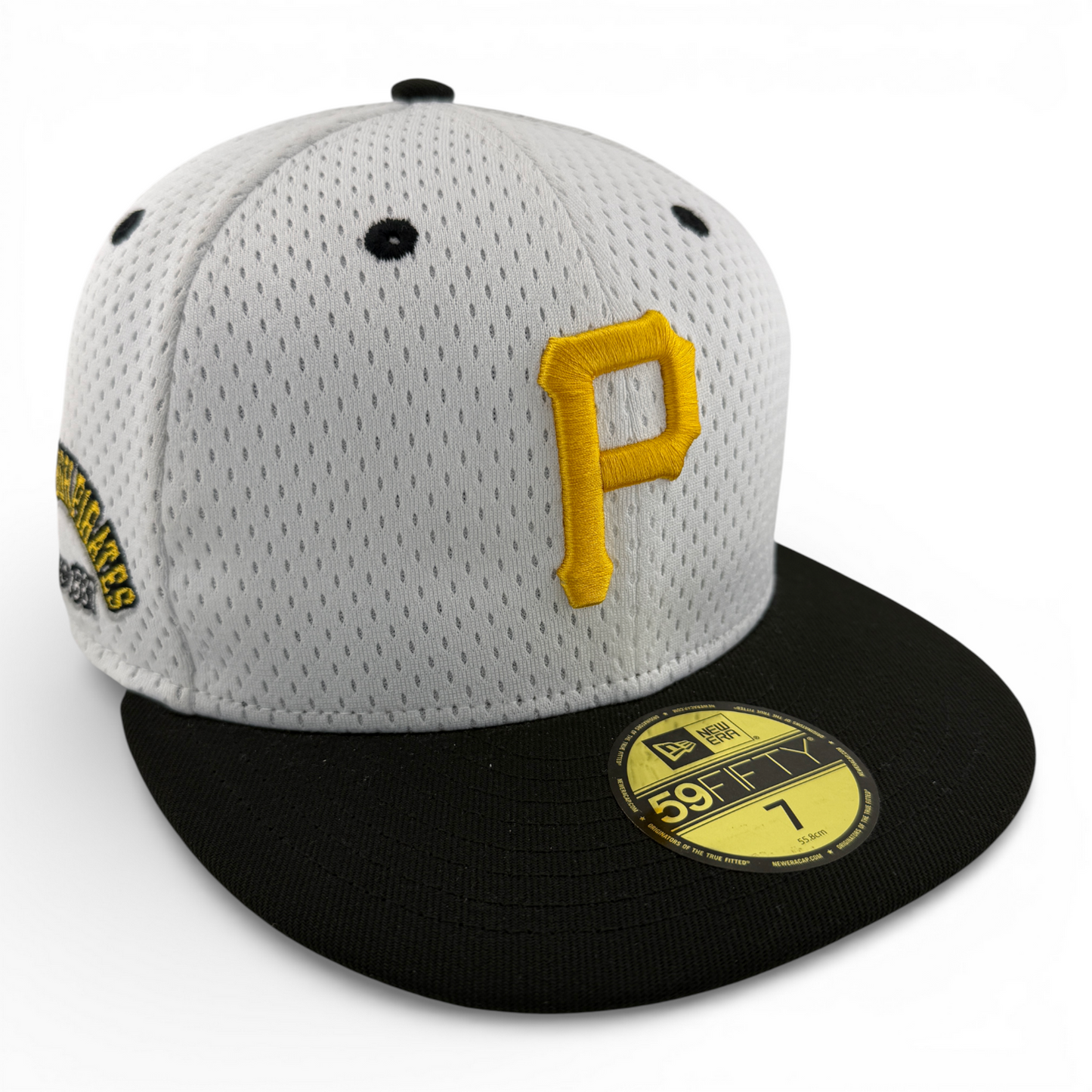 New Era Pittsburgh Pirates MLB Throwback Jersey Mesh 59Fifty Fitted Hat Cap