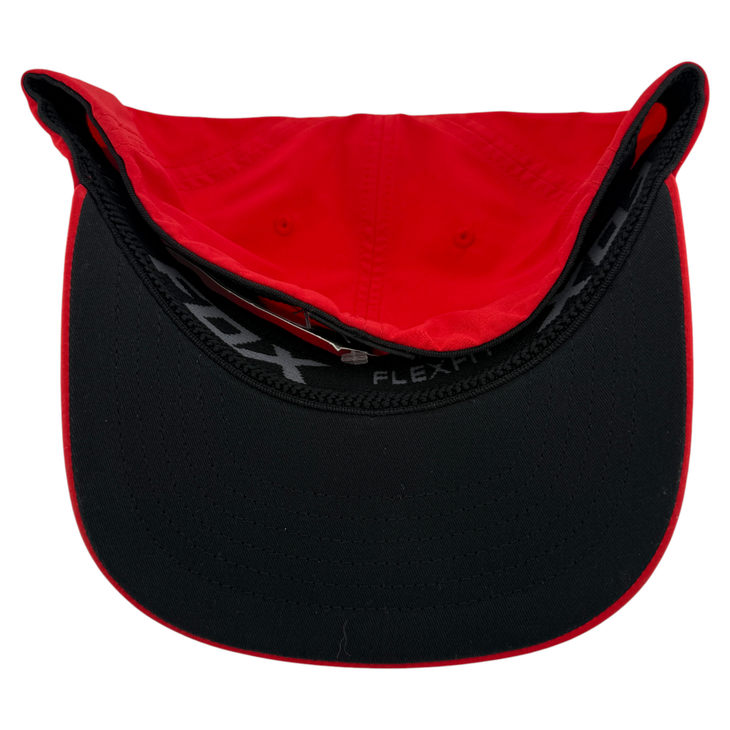 Fox Racing Fox Head Select Logo Red Stretch Flexfit Flex Fit Fitted Hat Cap