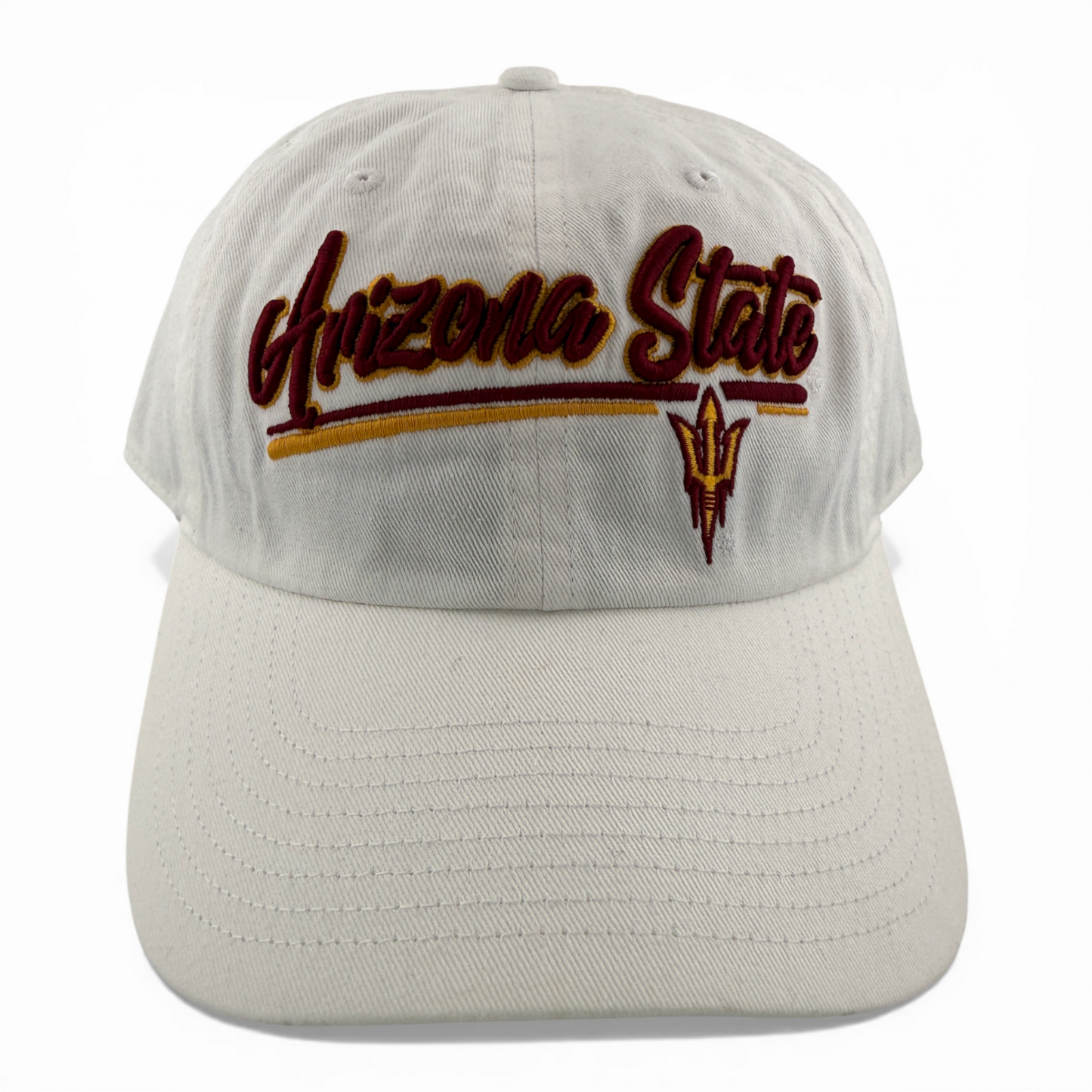 Captivating Arizona State Sun Devils ASU NCAA White Clean Up Adjustable Dad Hat