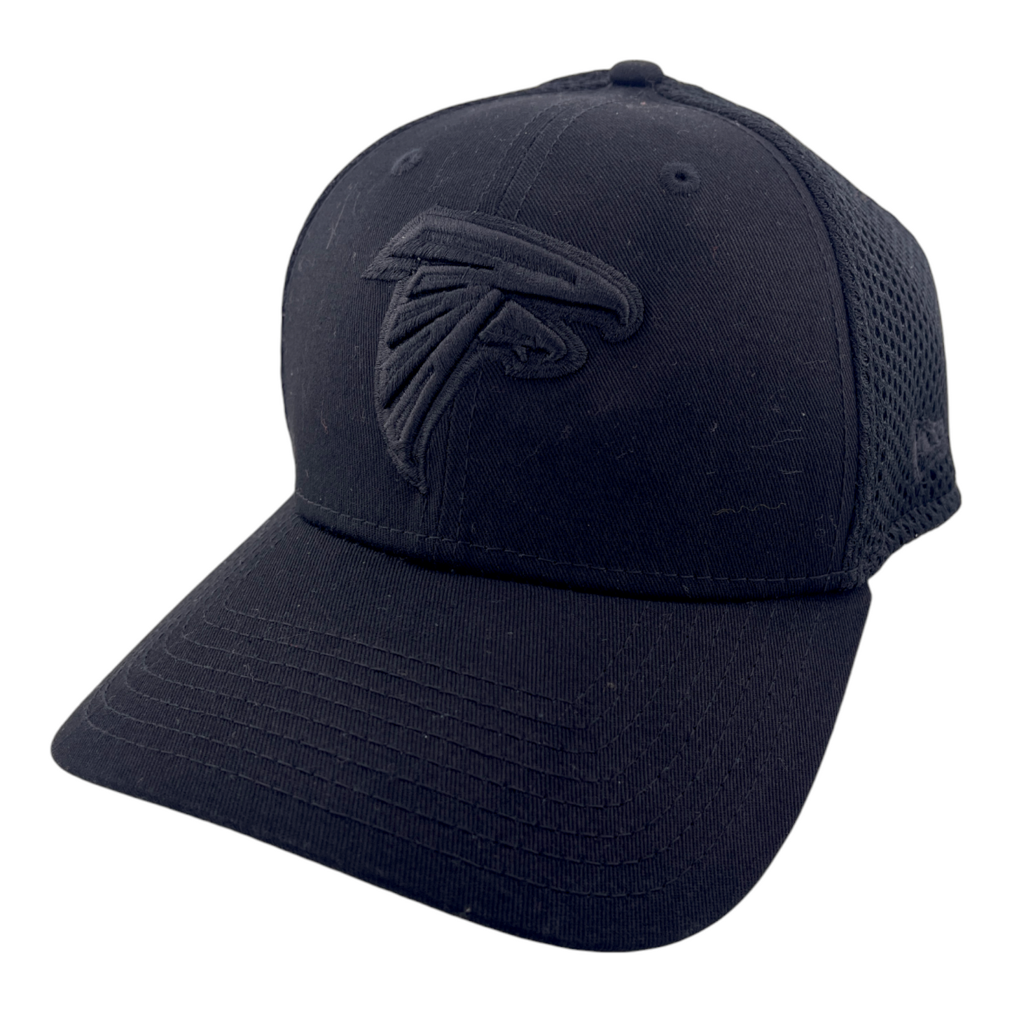 New Era Atlanta Falcons NFL Blacked Out Neo Mesh Back 39Thirty Hat Cap