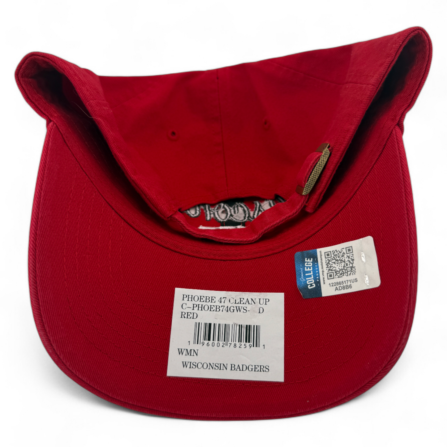 '47 Brand University of Wisconsin Badgers NCAA Clean Up Adjustable Dad Hat Cap