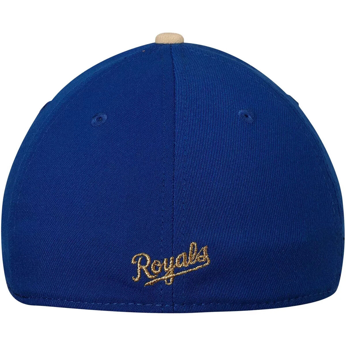 New Era Kansas City Royals MLB Team Classic 39Thirty Blue Gold Hat Cap