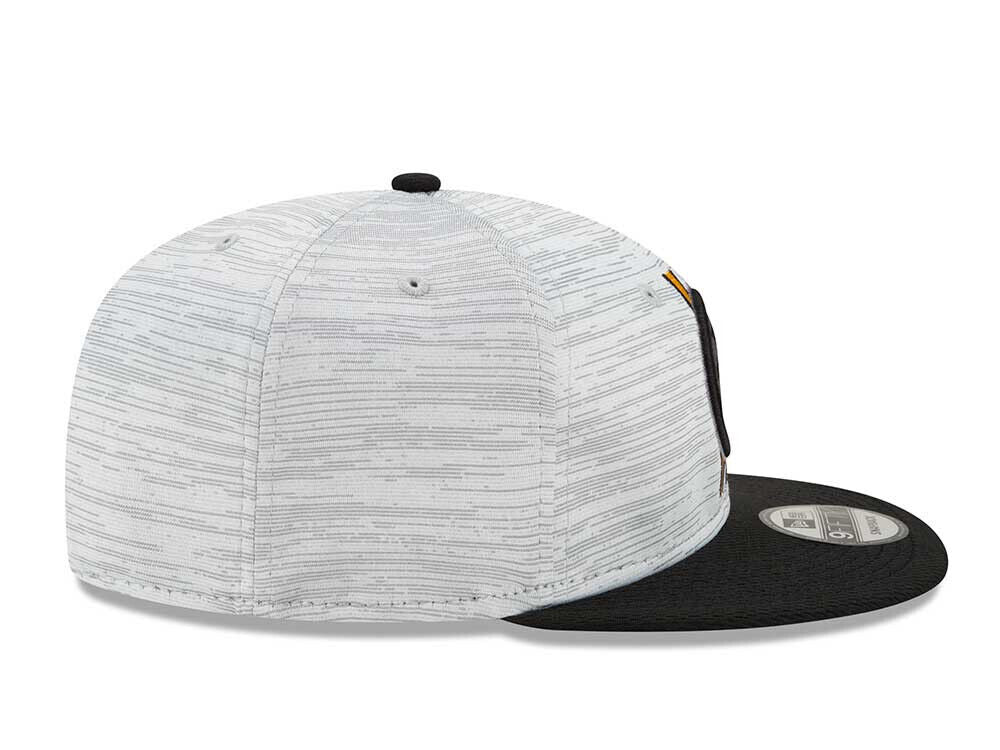 New Era Pittsburgh Steelers Training Camp 2021 NFL Grey 9FIFTY Snapback Hat Cap