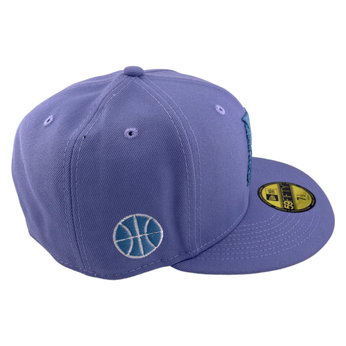 New Era Utah Jazz Pro Image Exclusive Purple Haze Blue UV NBA 59Fifty Fitted Hat Cap