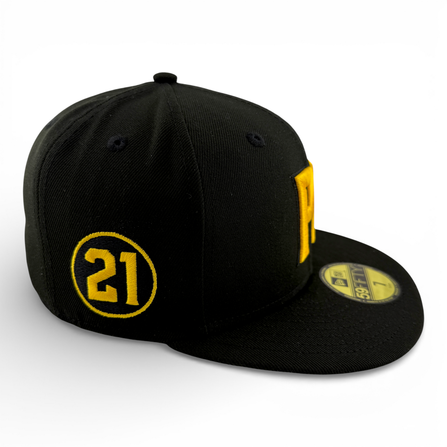 New Era Puerto Rico FBPR Alternate Black Yellow Logo 59Fifty Fitted Hat Cap
