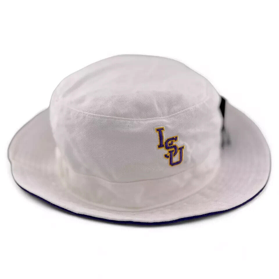 47' Brand Louisiana State University LSU Tigers White/Purple Boonie Bucket Hat