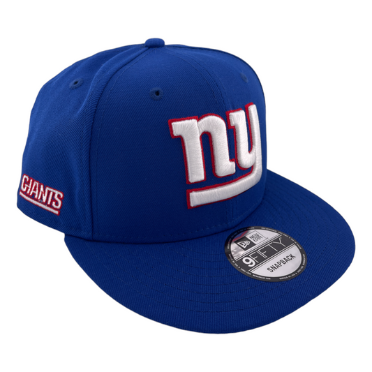 New Era New York Giants Classic Logo NFL Blue/Gray UV 9FIFTY Snapback Hat Cap