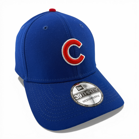 New Era Chicago Cubs MLB Team Classic C Logo Red/Blue 39Thirty Flex Fit Hat Cap