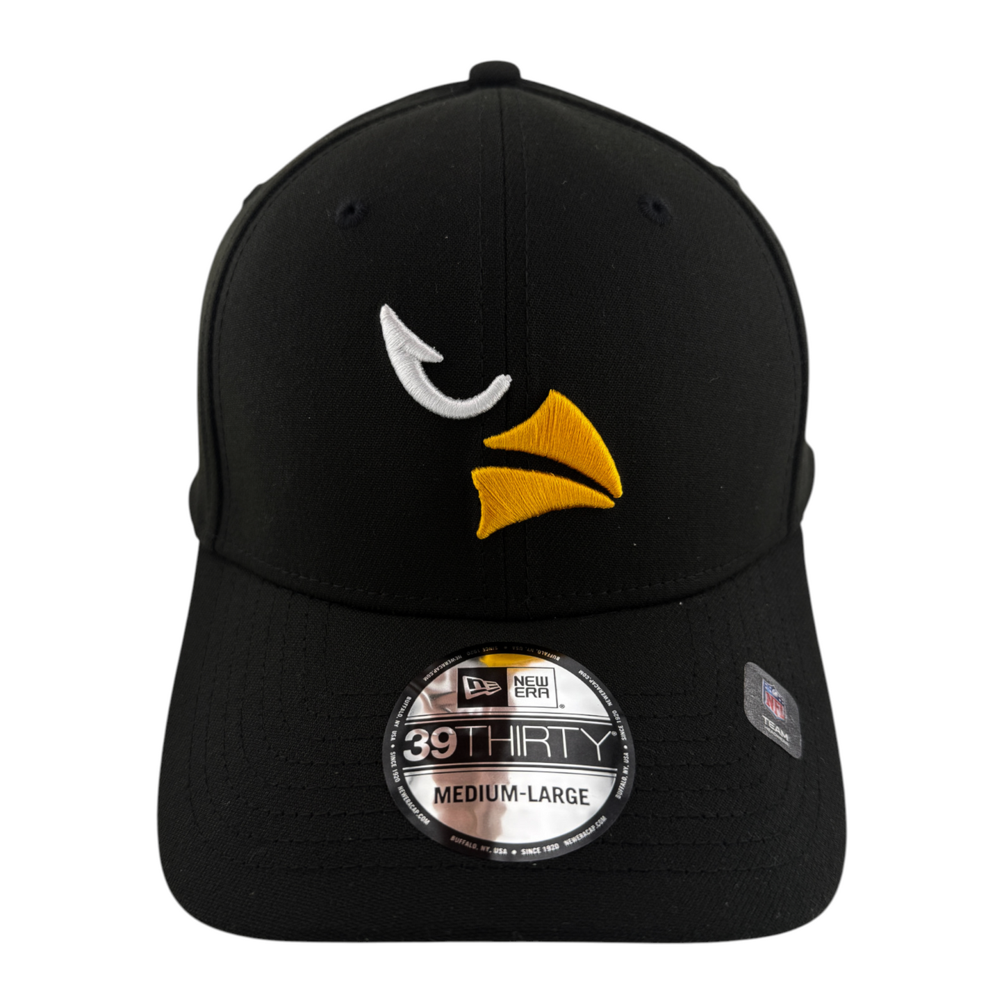 New Era Arizona Cardinals NFL Elemental Logo Black Out 39Thirty Flex Fit Hat Cap