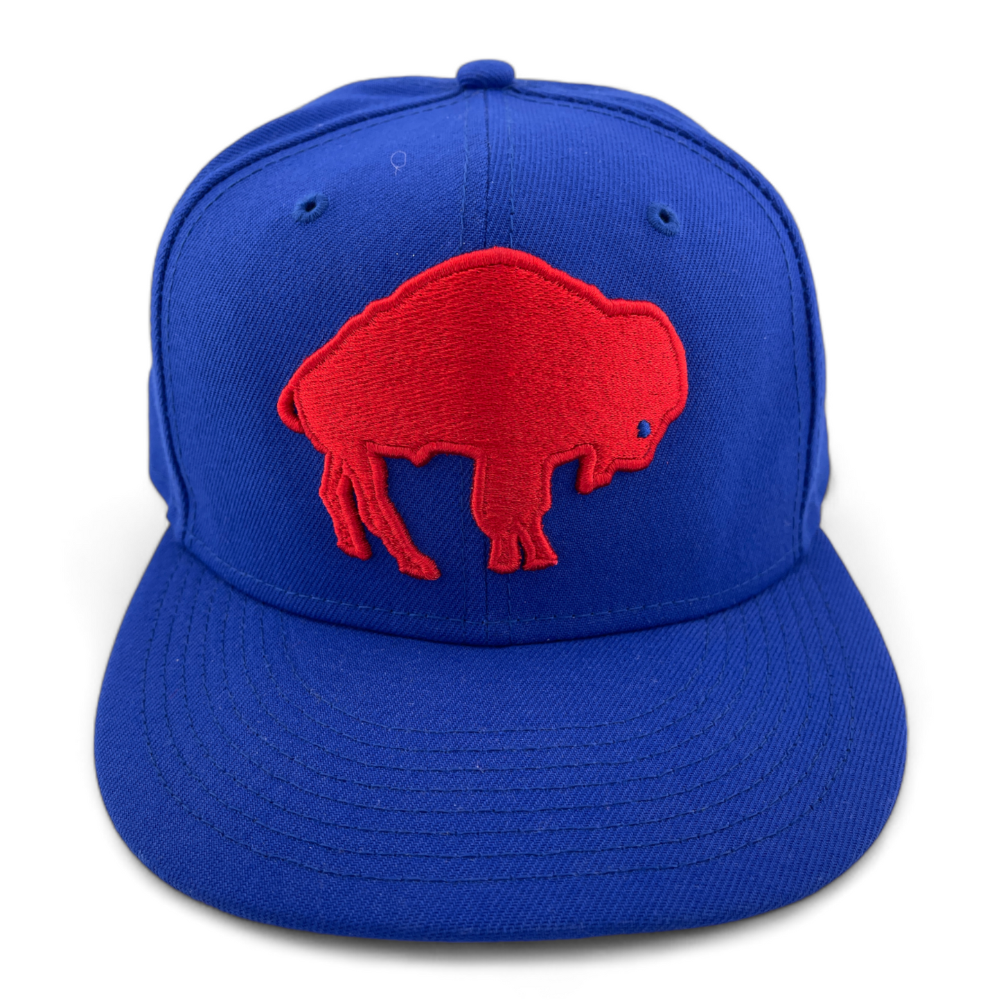 New Era Buffalo Bills NFL Historic Red Logo 59Fifty Fitted Hat Cap Size 7 1/2