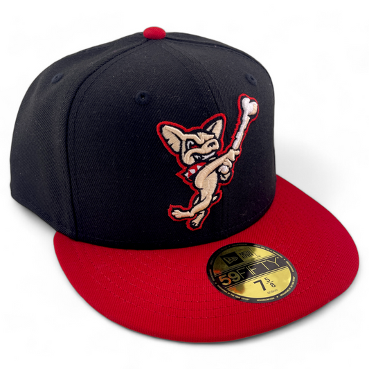 New Era El Paso Chihuahuas MiLB Classic Red/Black UV 59FIFTY Fitted Hat Cap