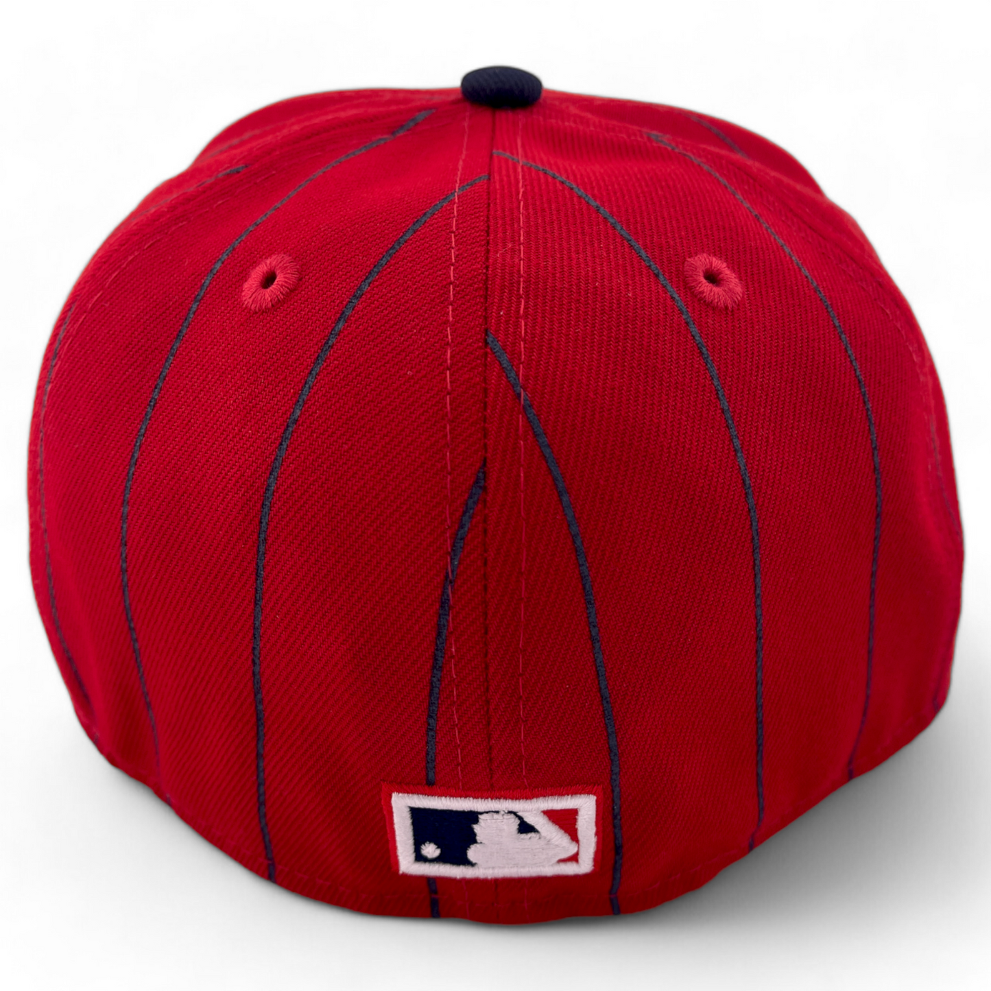 New Era St Louis Cardinals MLB Throwback Pinstripe Bird Cage 59FIFTY Fitted Hat