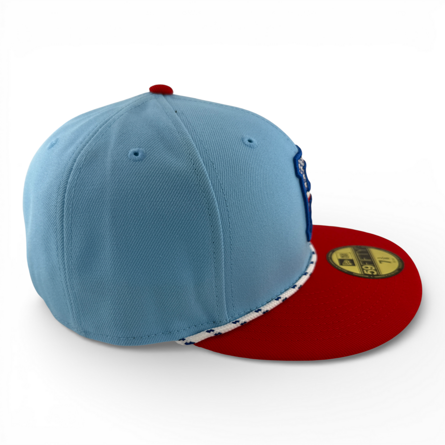 New Era Pittsburgh Pirates MLB 2025 4th of July USA Flag Rope 59Fifty Fitted Hat