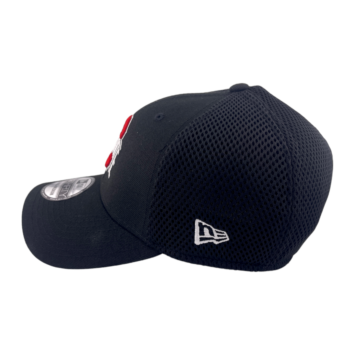 New Era Ohio State University Buckeyes Black Neo Mesh 39THIRTY Flex Fit Hat Cap