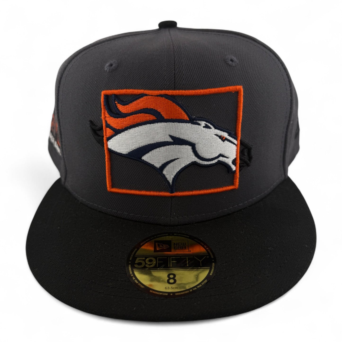 New Era Denver Broncos NFL State Logo Pack Super Bowl 50 59FIFTY Fitted Hat Cap