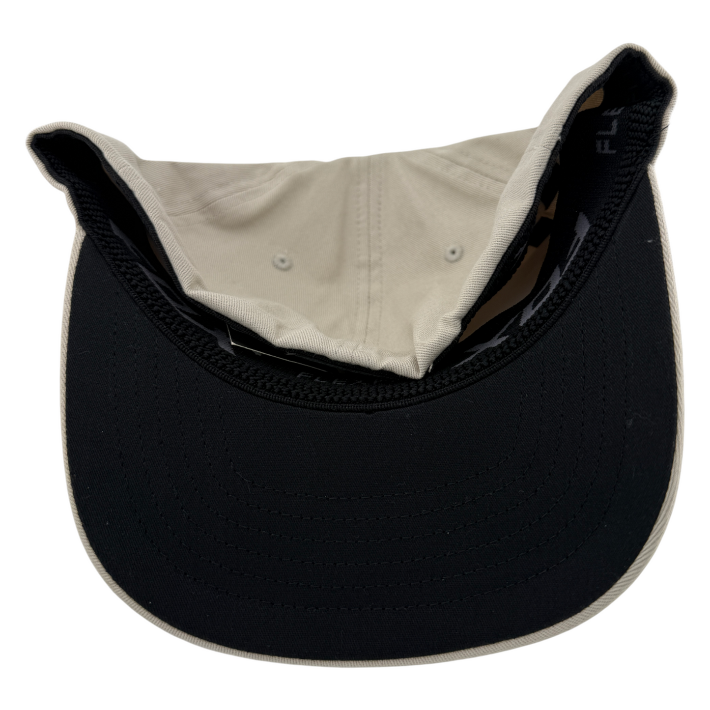 Fox Racing Head Logo A-Frame Tan Khaki Stretch Flexfit Flex Fit Fitted Hat Cap
