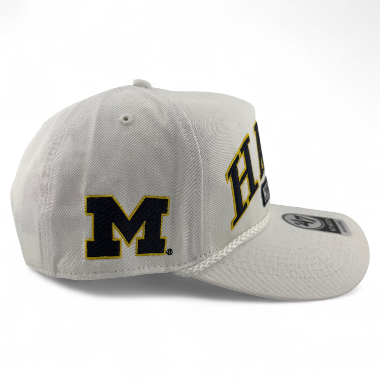 47' Brand University of Michigan NCAA Hail Rope A-Frame Hitch Adjustable Hat