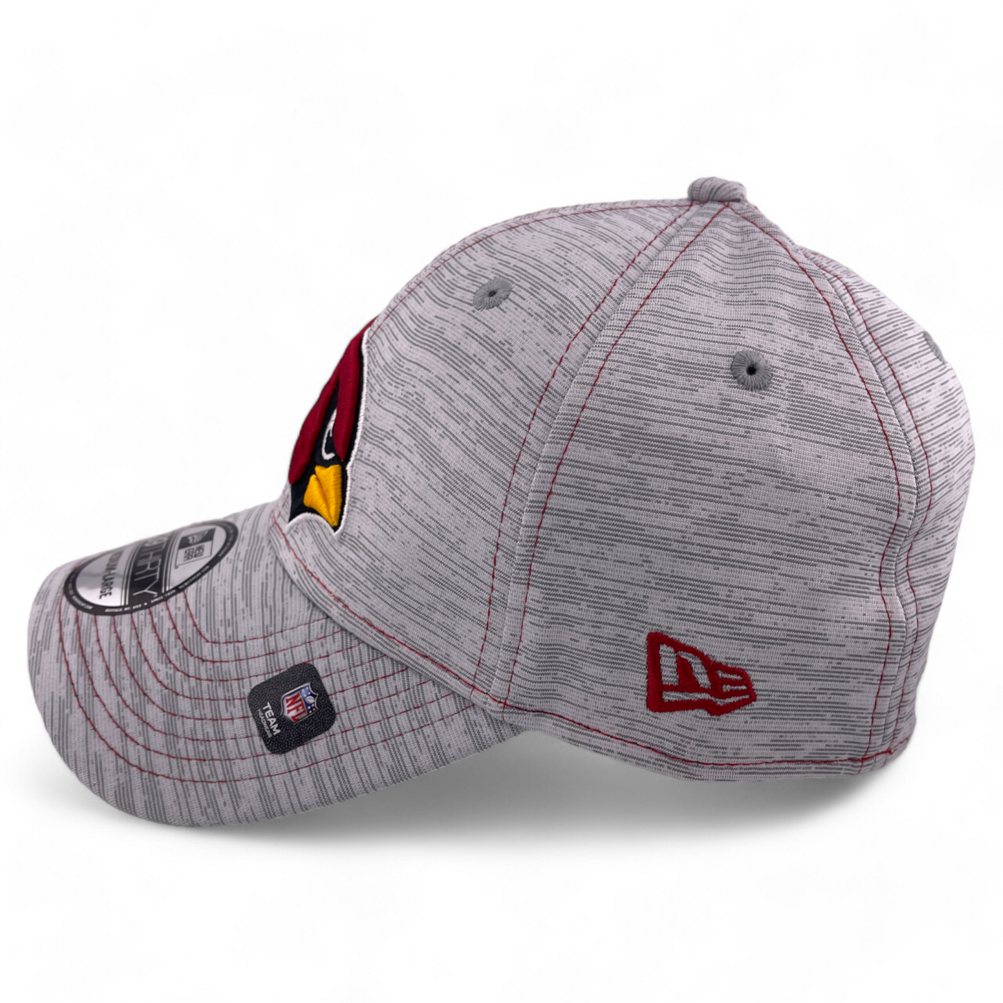 New Era Arizona Cardinals NFL Speed Heathered Grey 39Thirty Flex Fit Hat Cap