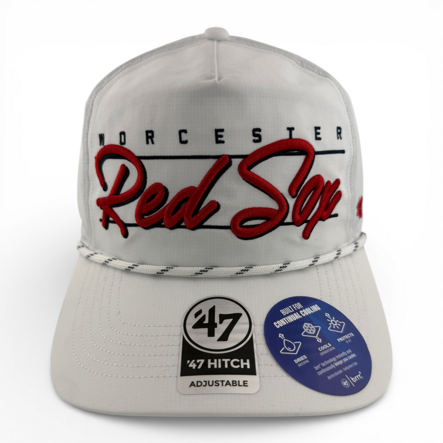 '47 Brand Worcester Red Sox MiLB Brrr Condor Hitch Rope Snapback Adjustable Hat