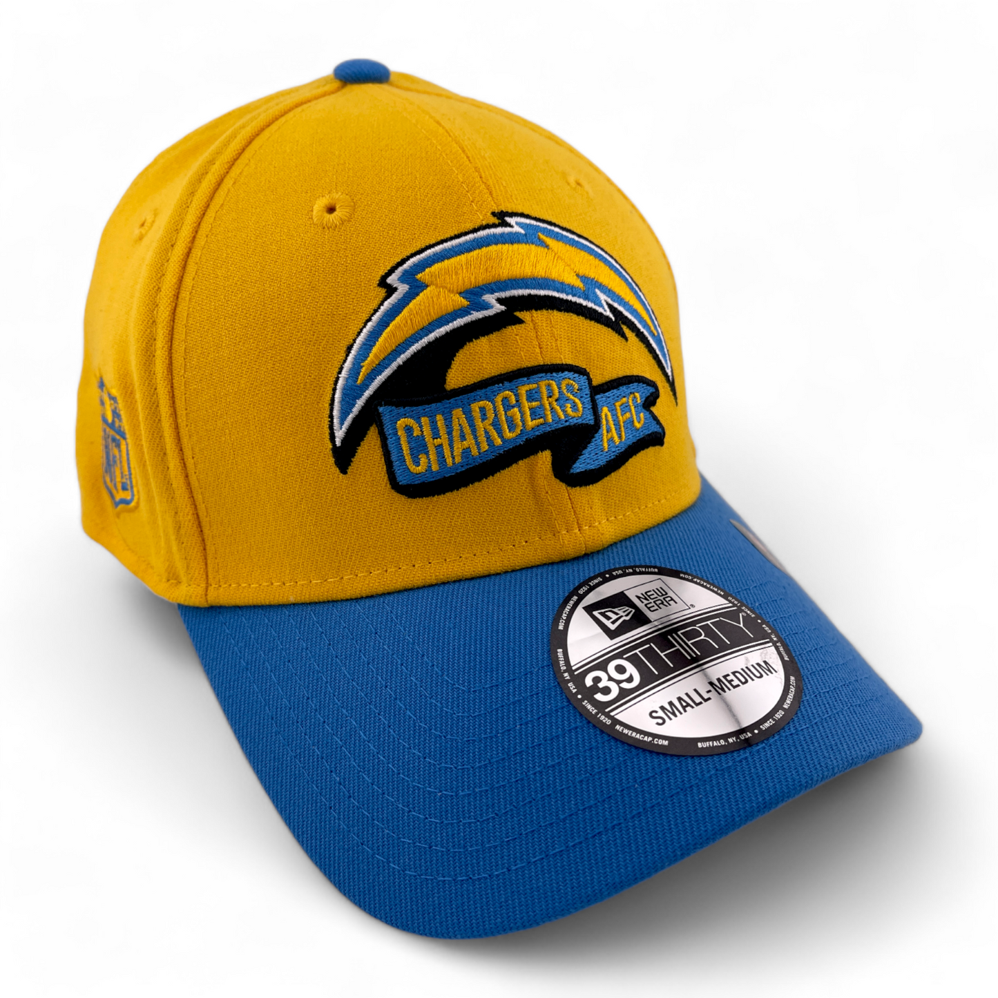 New Era Los Angeles Chargers NFL 2022 Sideline Yellow/Blue 39Thirty Hat Cap