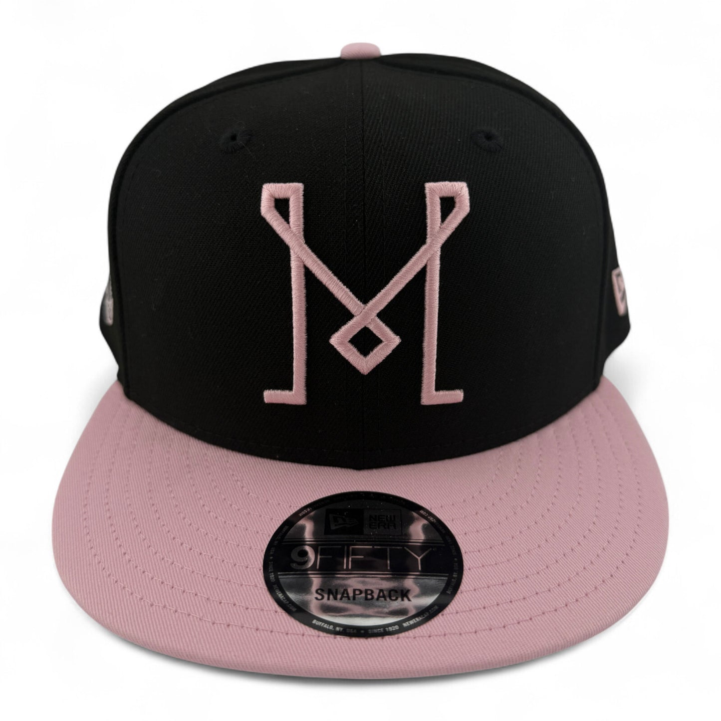 New Era Inter Miami CF FC Football MLS Pink 9FIFTY Snapback Adjustable Hat Cap