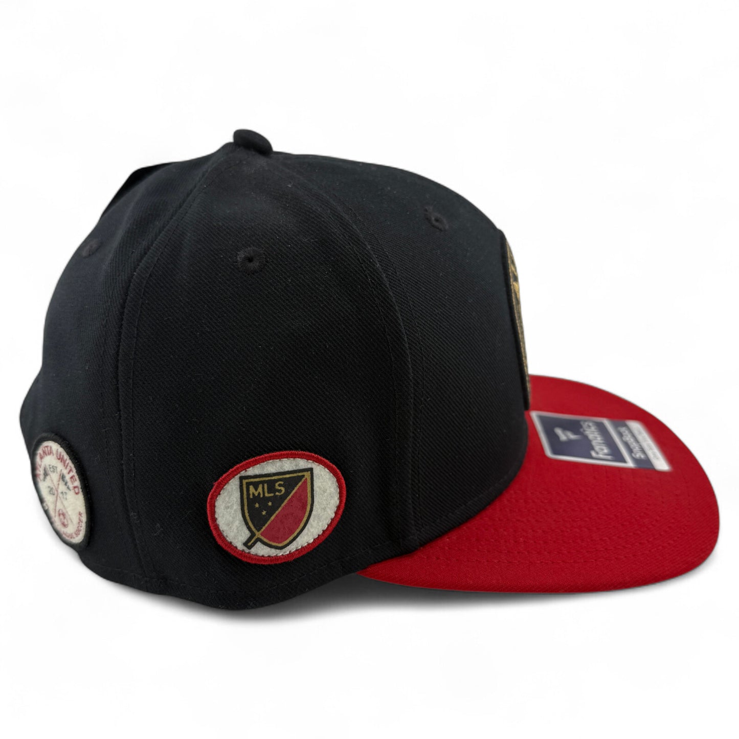 Fanatics Atlanta United FC MLS Garnet Side Patches Adjustable Snapback Hat Cap