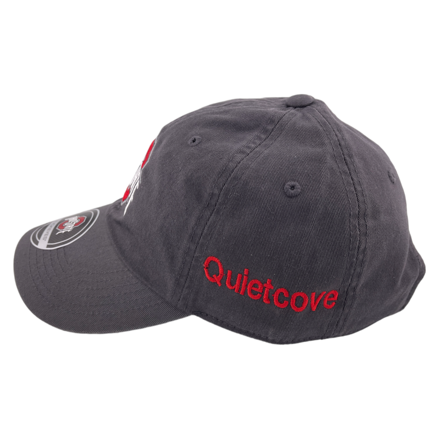 Ohio State University Buckeyes NCAA Quitecove Emb. Grey Adjustable Dad Hat