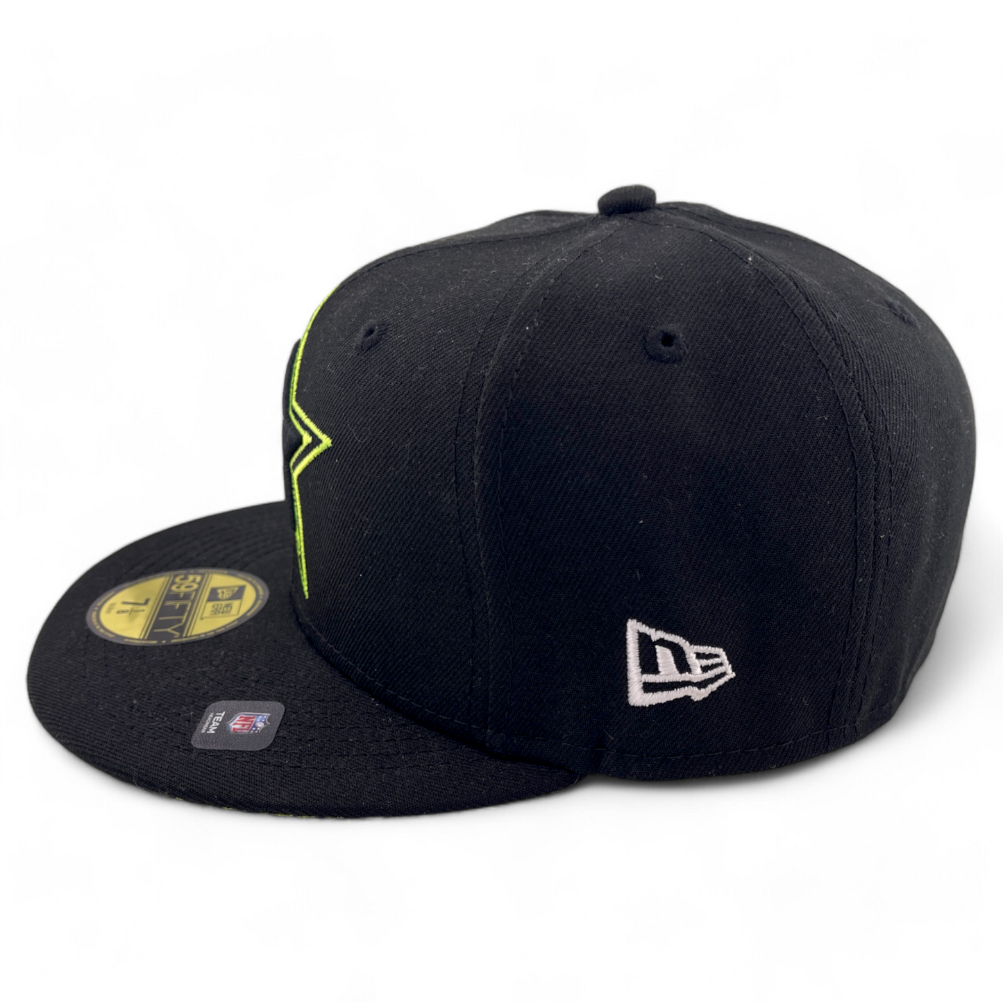 New Era Dallas Cowboys NFL Black Summer Pop Neon Green 59FIFTY Fitted Hat