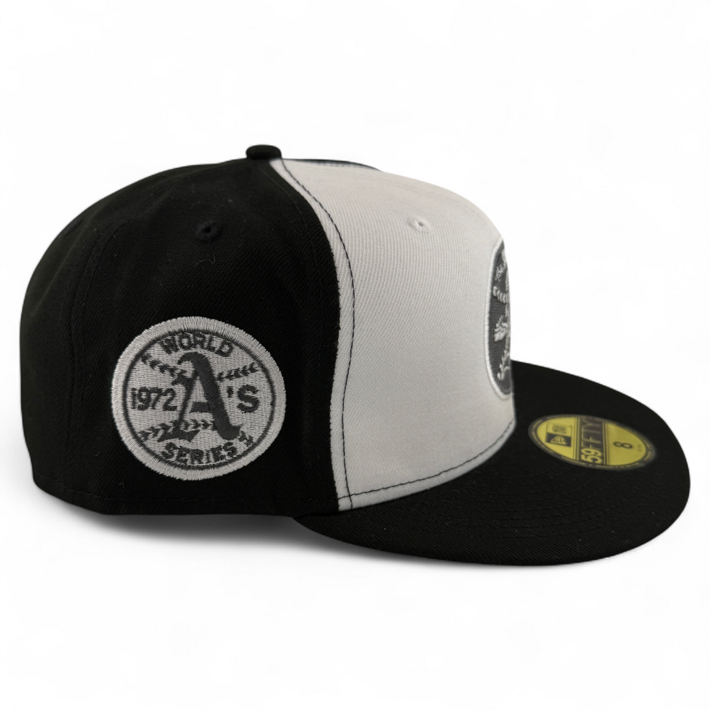 New Era Oakland Athletics A's MLB Yin & Yang Throwback 59Fifty Fitted Hat Cap