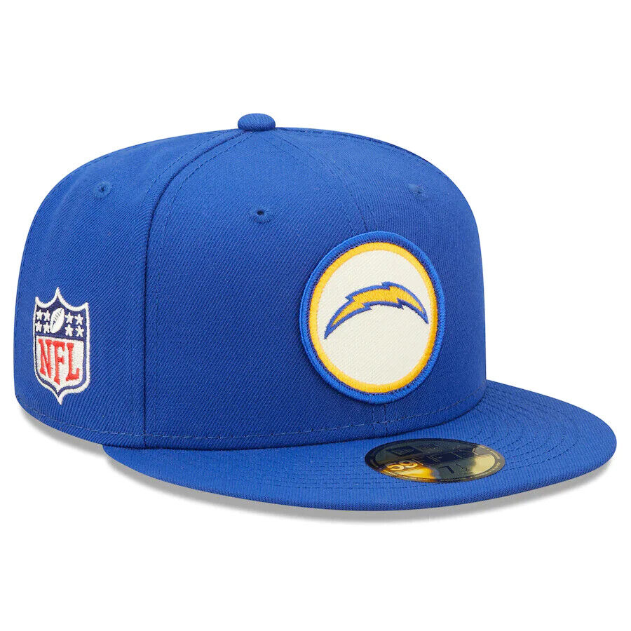 New Era Los Angeles Chargers 2022 Sideline NFL Historic Logo 59FIFTY Fitted Hat Cap