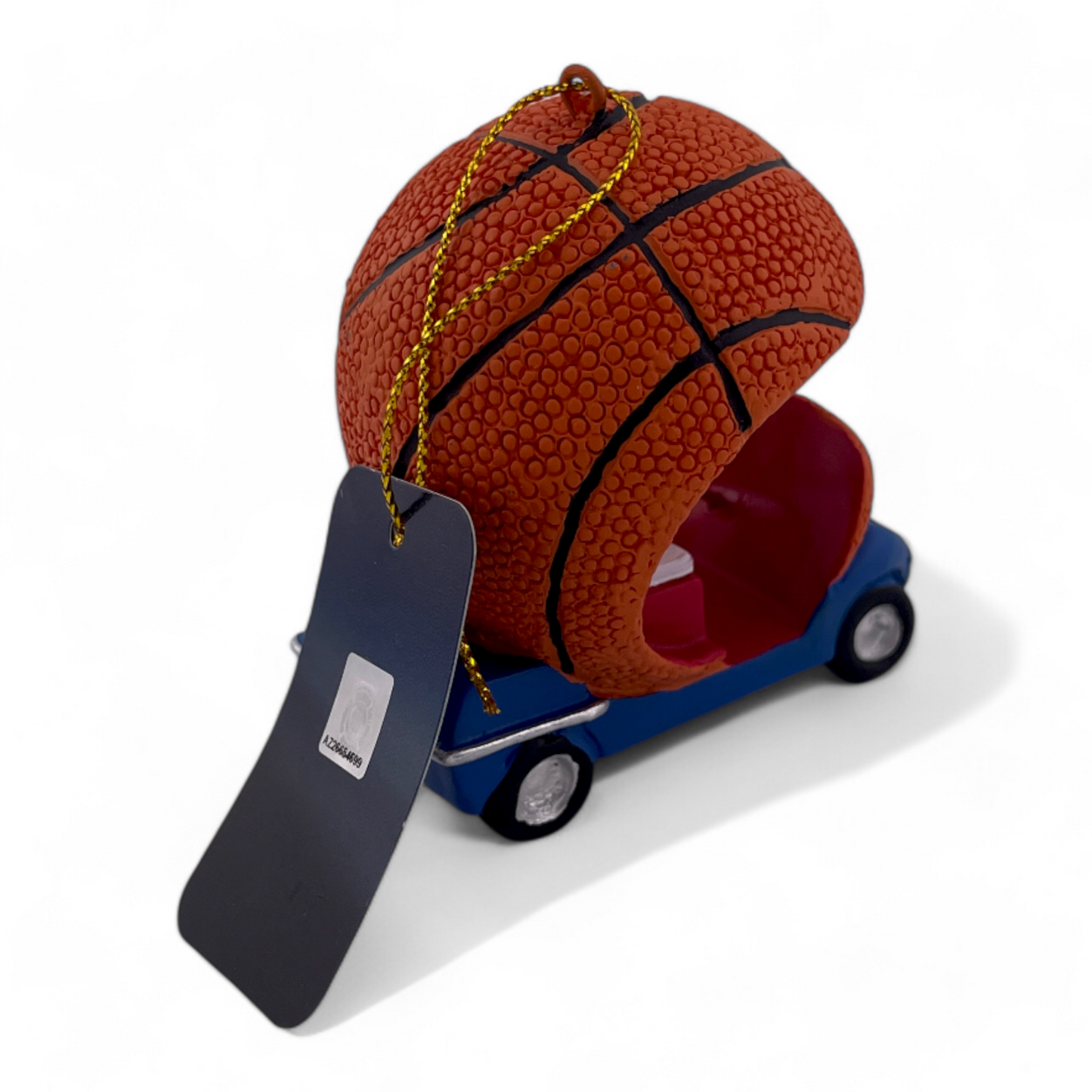 University of Kansas Jayhawks NCAA Basketball Field Car Cart Christmas Ornament