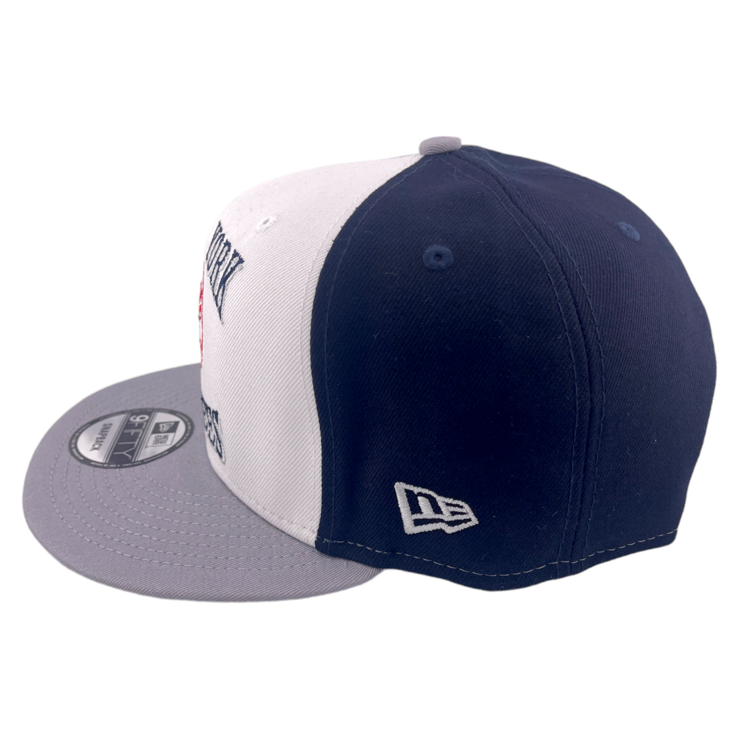 New Era New York Yankees Retro Logo Navy Blue/White/Grey MLB 9FIFTY Snapback Hat Cap