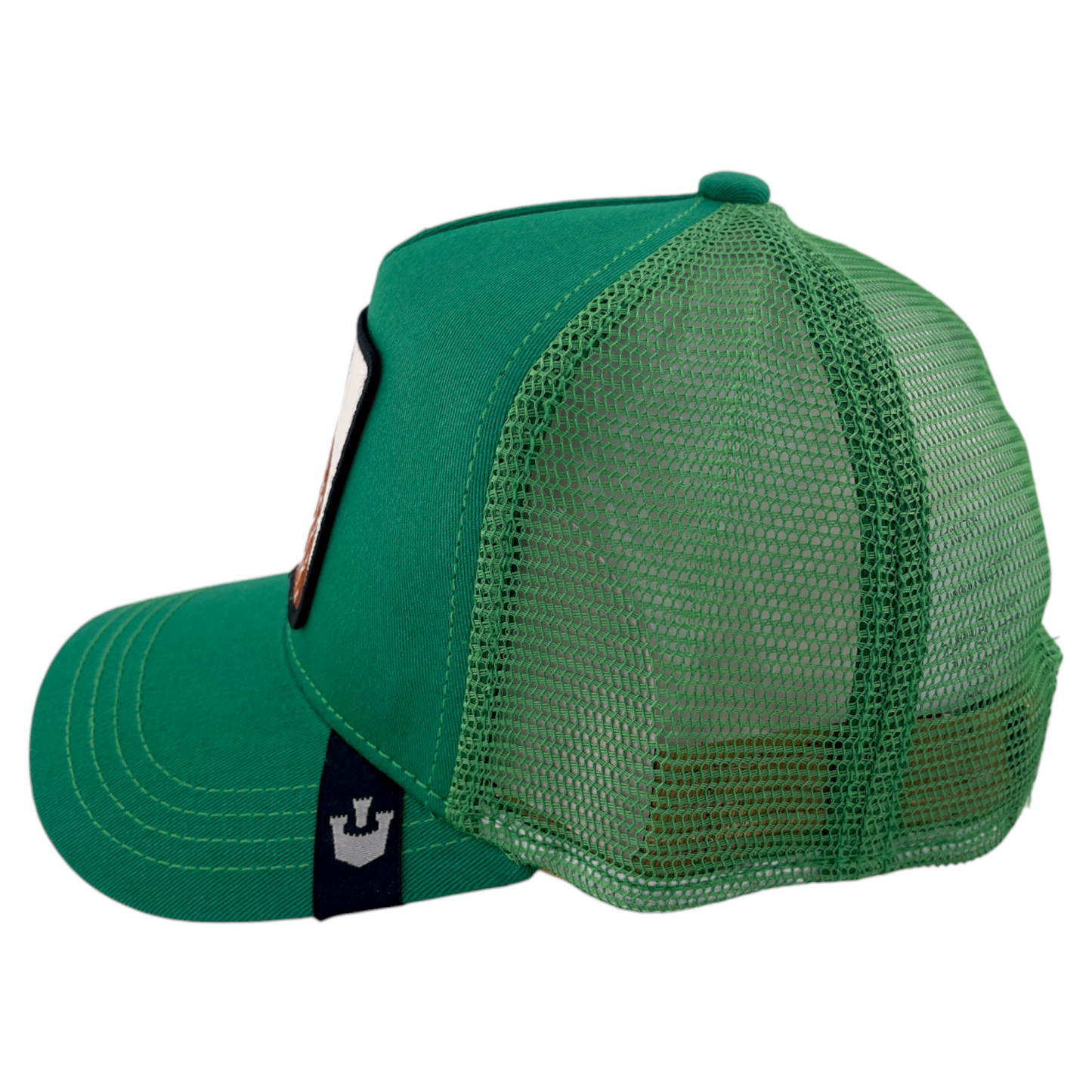 Goorin Bros The Giraffe High Farm All Green Mesh Back Trucker Snapback Hat Cap