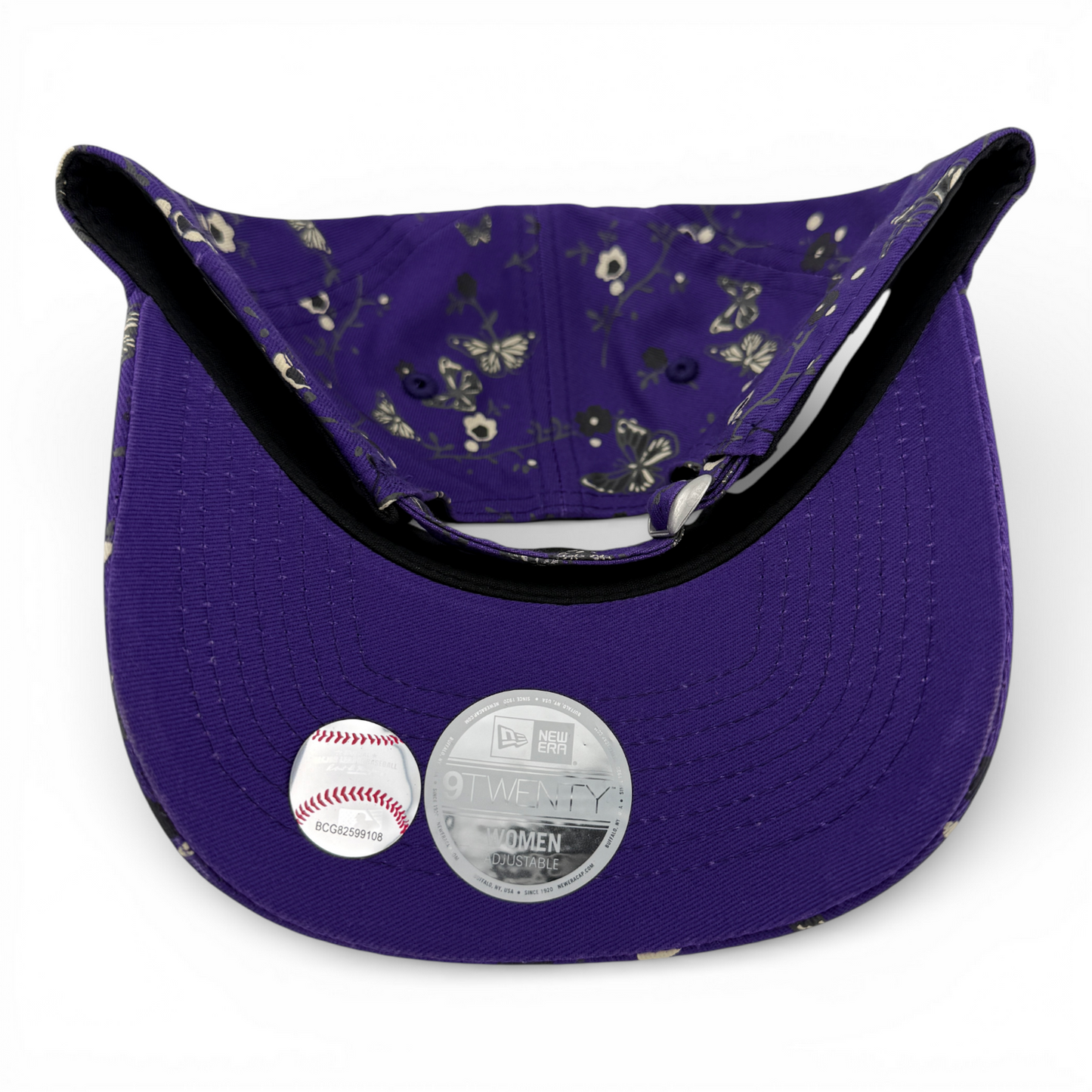 New Era Colorado Rockies MLB Floral Butterfly 9Twenty Women's Adjustable Dad Hat