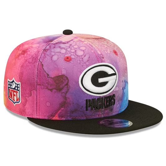 New Era Green Bay Packers Crucial Catch 2022 NFL Ink-Dyed 9FIFTY Snapback Hat Cap