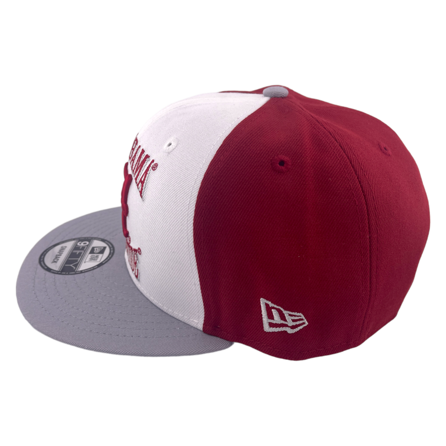 New Era Alabama Crimson Tide Retro NCAA Maroon/White/Grey UV 9FIFTY Snapback Hat Cap