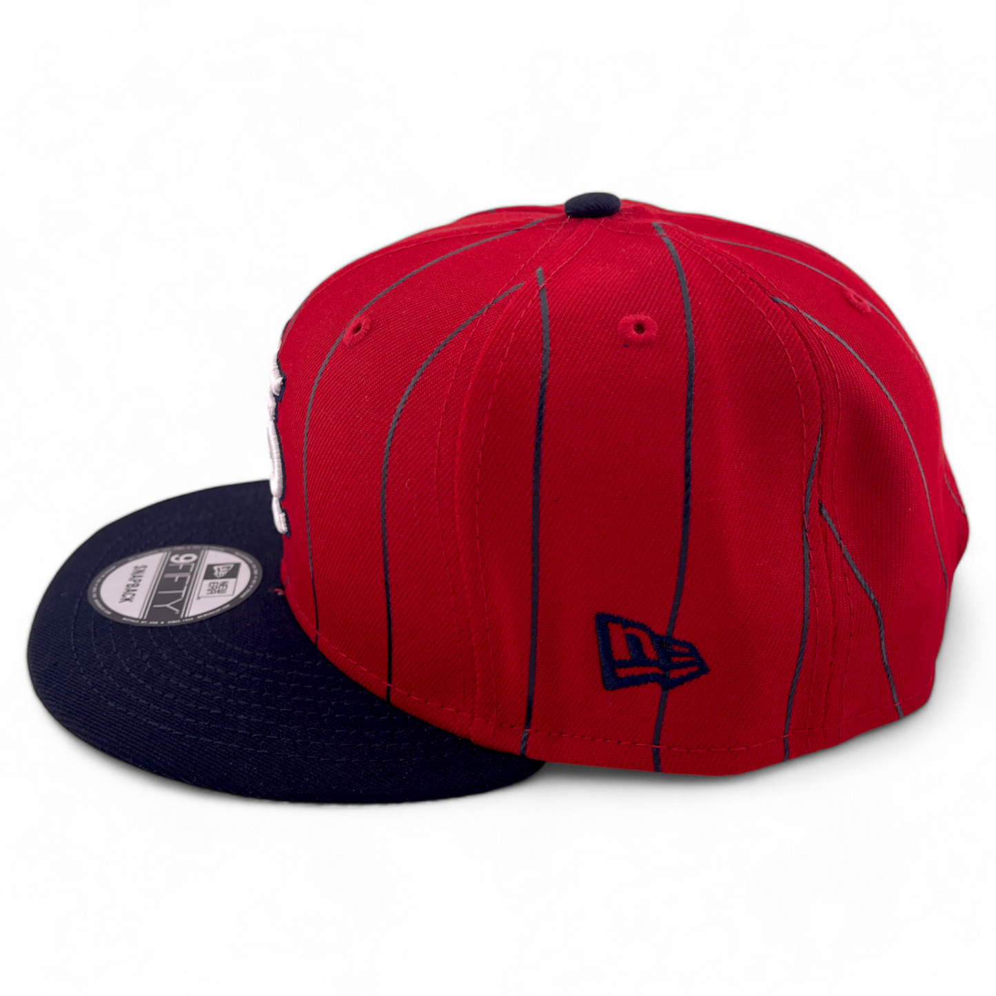 New Era St. Louis Cardinals MLB Throwback Pinstripe Birdcage 9Fifty Snapback Hat