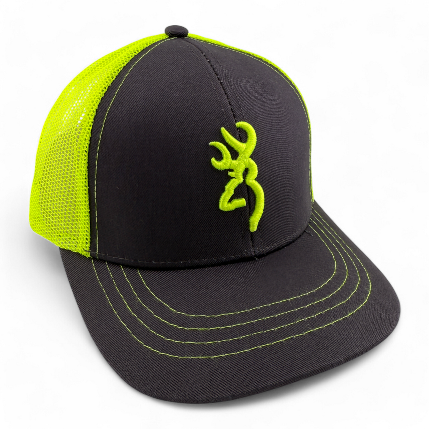Browning Arms Company Flashback Yellow/Grey Child Youth Adjustable Snapback Hat