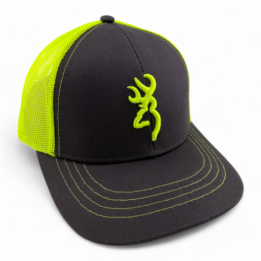 Browning Arms Company Flashback Yellow/Grey Child Youth Adjustable Snapback Hat