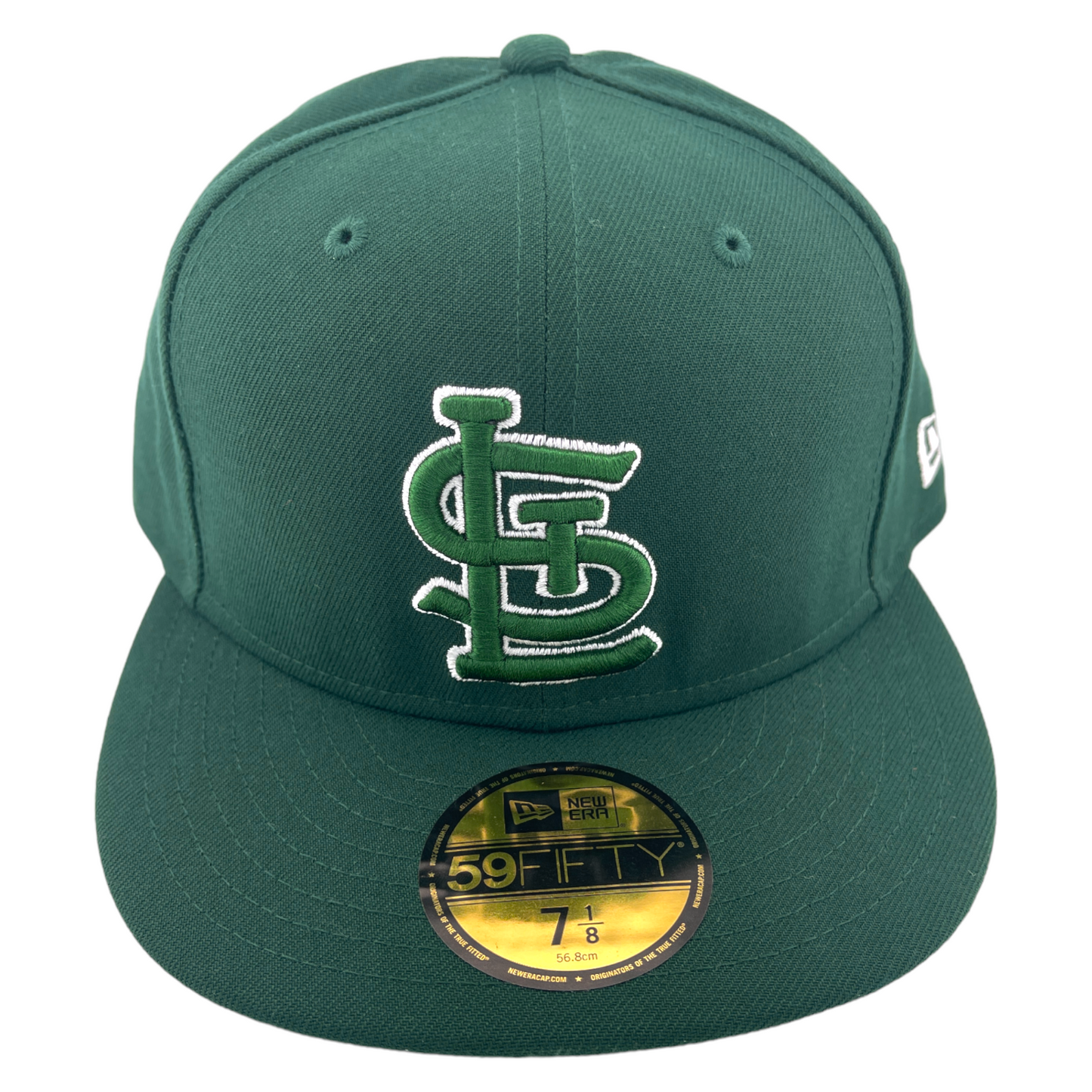 New Era St. Louis Cardinals Dark Green Pack Hunter/Grey UV 59FIFTY Fitted Hat Cap