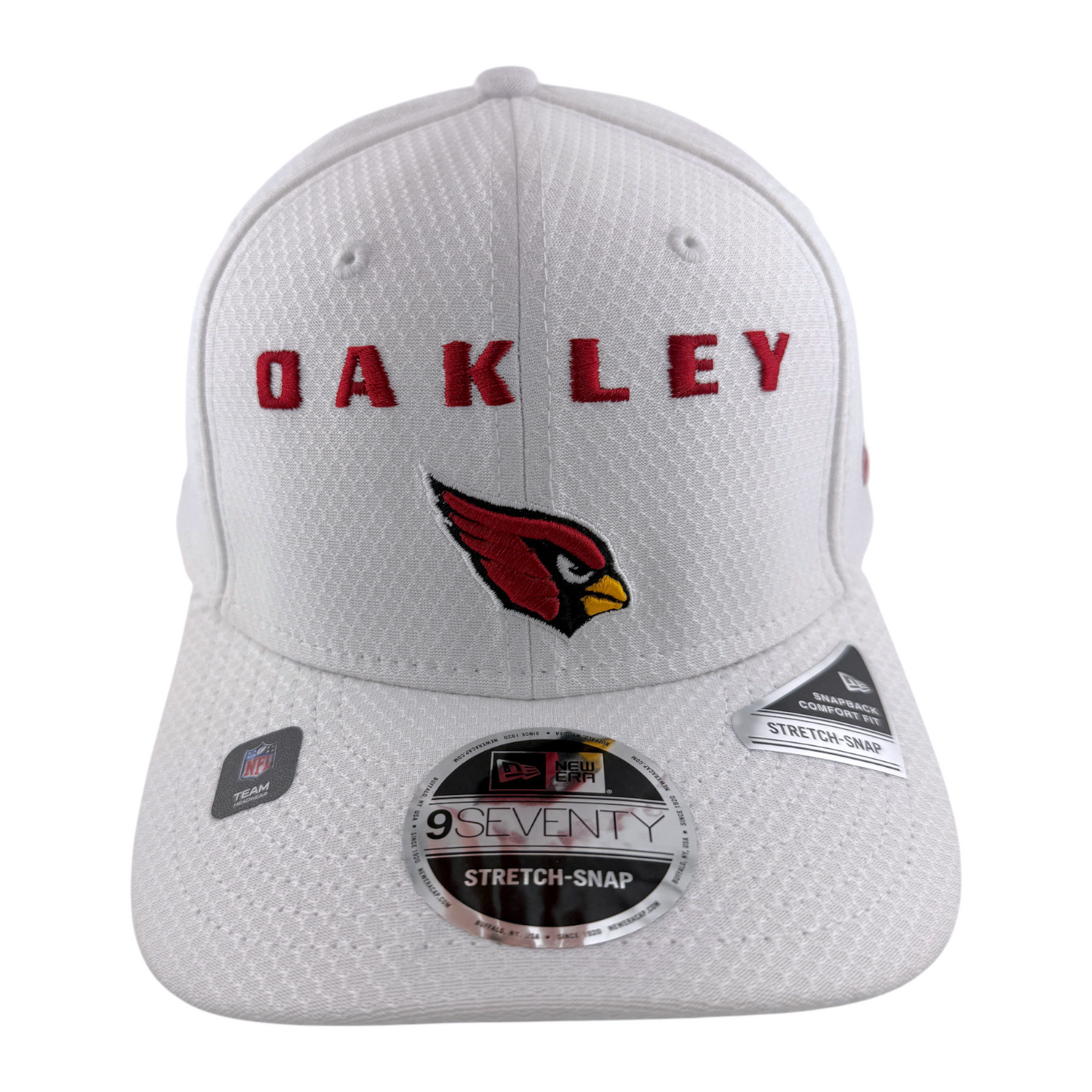 New Era Arizona Cardinals x Oakley White 9Seventy Snapback Adjustable Hat Cap