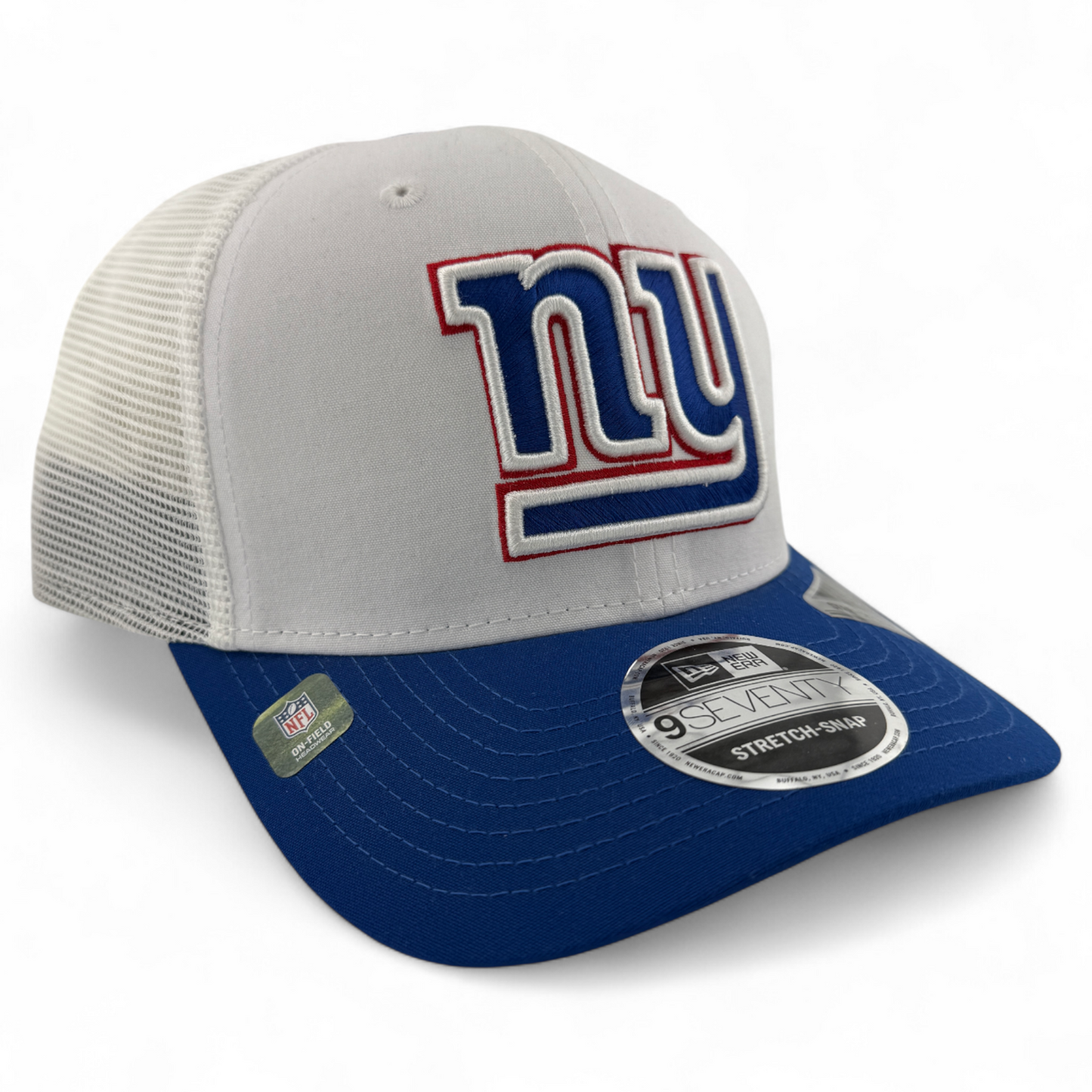 New Era New York Giants NFL 2024 Training Camp 9Seventy Trucker Stretch-Snapback