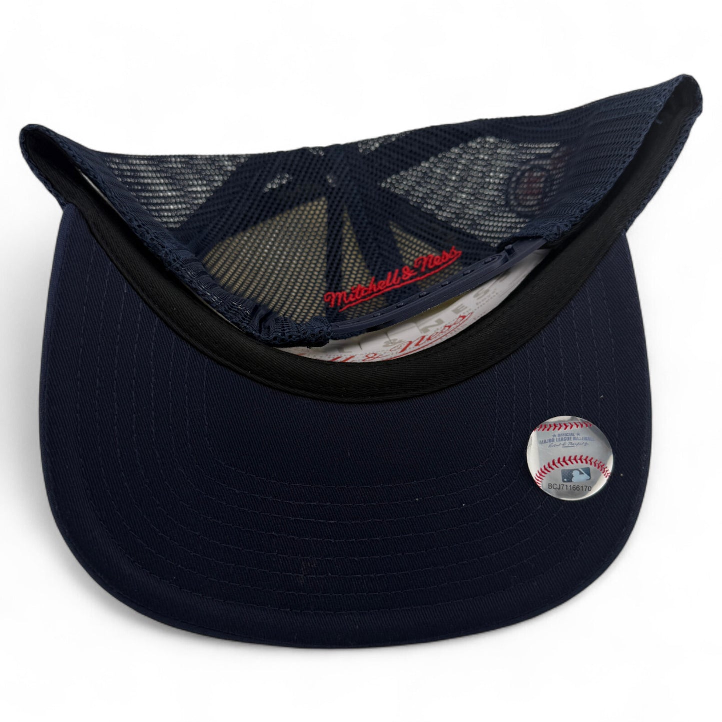 Mitchell & Ness Boston Red Sox MLB 75th Foam Trucker Snapback Adjustable Hat Cap