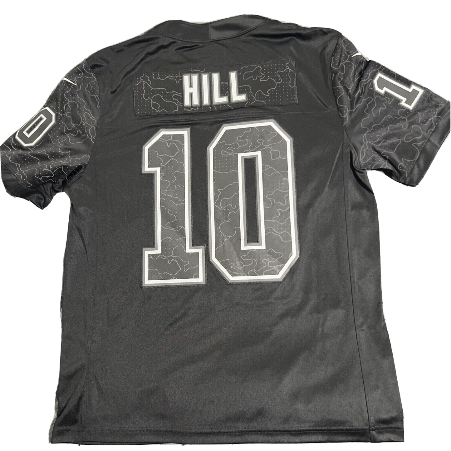 Nike NFL Kansas City Chiefs Tyreek Hill #10 Black Reflective RFLCTV Men's Jersey