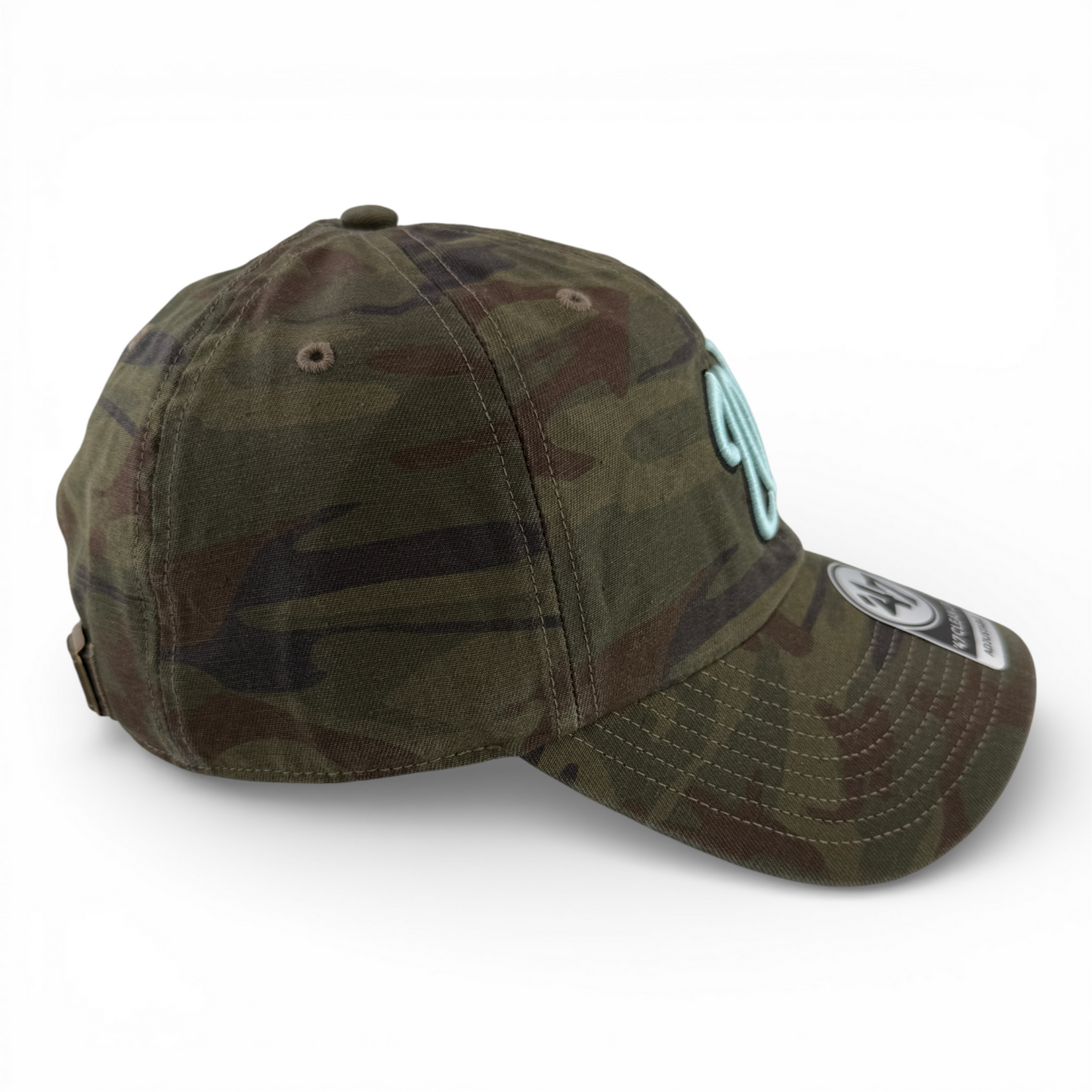 '47 Brand Washington Nationals MLB Woodland Camo Clean Up Adjustable Dad Hat Cap