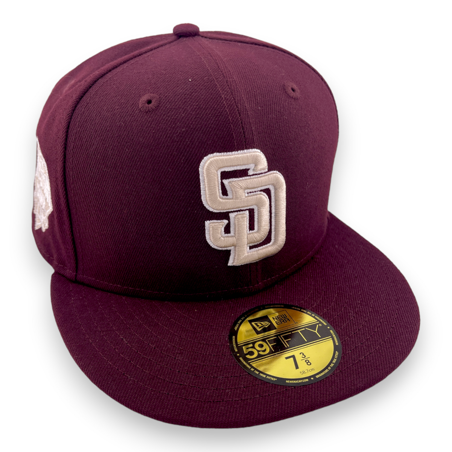 New Era San Diego Padres 2016 All-Star Game Patch Maroon/Beige UV 59FIFTY Hat Cap