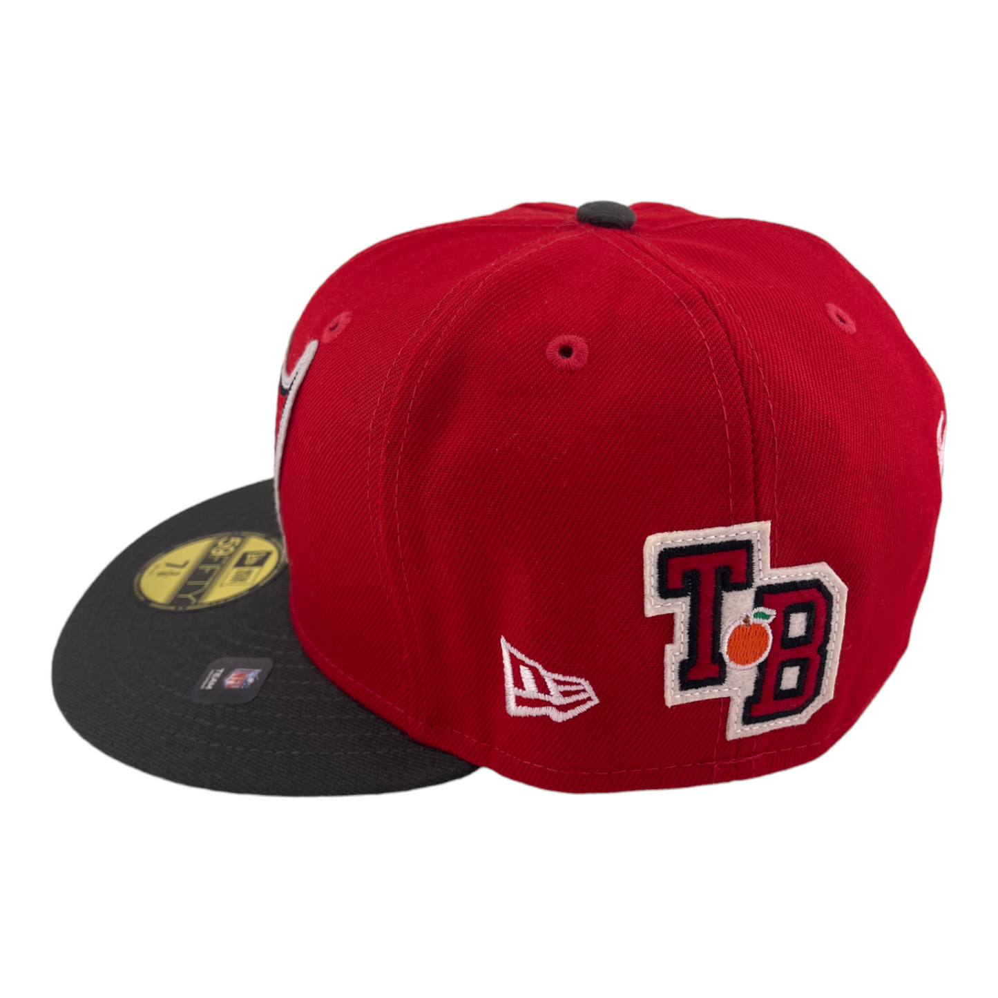 New Era Tampa Bay Buccaneers Super Bowl LIV Patch Letterman 59FIFTY Fitted Hat Cap